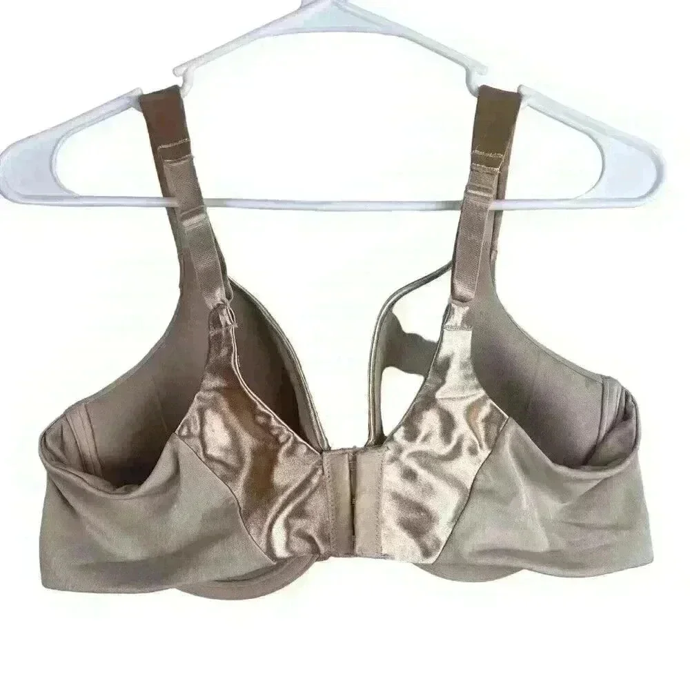 Vanity Fair Bra 40C Illumination Full Coverage Underwire Tan Nude Satin‎ 76338 - Picture 6 of 10